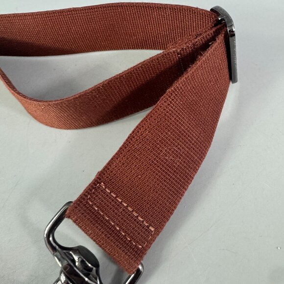 Longchamp Chocolate Brown Canvas Adjustable Wide Strap - Picture 5 of 11